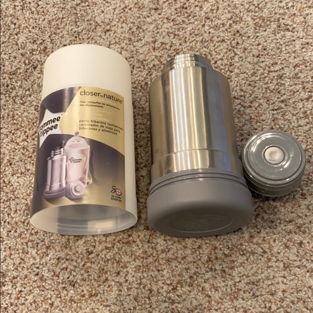 Tommy Tippee travel bottle and food warmer